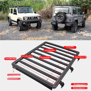Portaequipajes de Techo JMN147, Cesta de Carga <span class=keywords><strong>para</strong></span> Techo, Soporte de Equipaje <span class=keywords><strong>para</strong></span> Suzuki Jimny JB64 JB74 2019+ <span class=keywords><strong>3</strong></span> <span class=keywords><strong>Puertas</strong></span> - Product Image 5