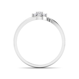 2024 nouvelle mode diamant rond bagues de fiançailles 14k/18k/24k or et argent bijoux accessoires pour femmes pour les fêtes cadeaux - Product Image 3