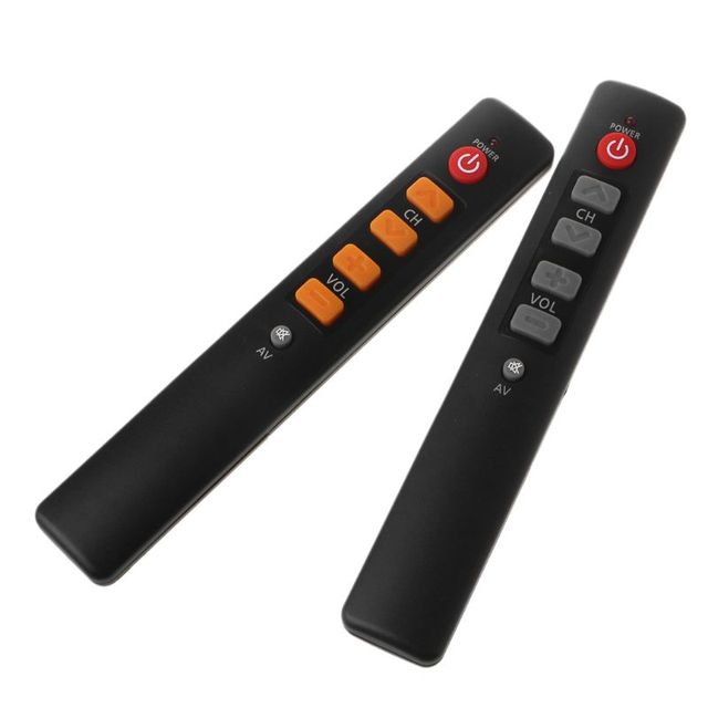 6-Key Learning Code IR Remote Control with AAA Battery 10m Range LED Indicator Light for TV STB DVD