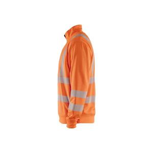 BLAKLADER - 356425385300XS <b>Hi</b>-<b>Vis</b> Sweatshirt half-zip <b>Orange</b> - EAN 7330509831571 <b>HI</b>-<b>VIS</b> WORKWEAR - Product Image 4