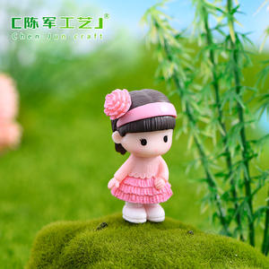 Chenjun <span class=keywords><strong>de</strong></span> buena calidad, <span class=keywords><strong>pareja</strong></span> <span class=keywords><strong>de</strong></span> <span class=keywords><strong>al</strong></span> <span class=keywords><strong>lado</strong></span>, musgo, micropaisaje, Zakka, Mini artesanía <span class=keywords><strong>de</strong></span> resina, decoración, llavero, accesorios para pasteles DIY - Product Image 4