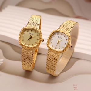 Orologio da donna in oro Vintage 2025 nuovi accessori per feste di lusso portatili - Product Image 4