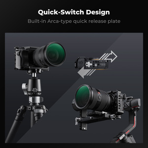 K&F Concept avec base à dégagement rapide Arca-Swiss, cage de protection complète pour appareil photo en aluminium léger pour <span class=keywords><strong>Sony</strong></span> Alpha <span class=keywords><strong>6500</strong></span>/6400/6300 - Product Image 5