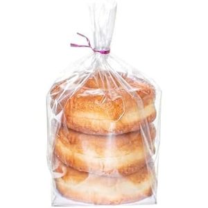Sac en plastique transparent à soufflet 4x4x9, fond plat, thermoscellable, pour le stockage alimentaire - Product Image 2