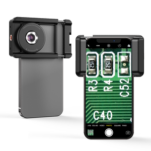 HD teléfono inteligente Microscopio Electrónico Digital biológico para <span class=keywords><strong>iPhone</strong></span> 15 pro Max CPL lente Detección de tela de piel - Product Image 6