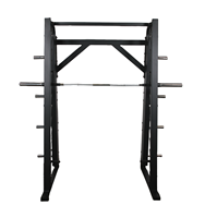 Équipement de fitness multifonctionnel Smith Gantry Liva LW-1036 en acier au carbone pour salle de sport commerciale, avec barres de dips et rack à barres, garantie 1 an