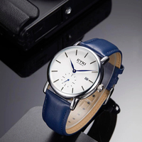 Top-Luxusuhren für Herren mit Lederarmband, Automatikwerk, 30M Wasserdicht, Geschäftsuhr für Männer, Luxusausführung