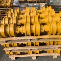 Pièces de bulldozer Caterpillar D7 D8 D7R/D7H/D8T/D8R : Ensemble chaîne et patins de chenille, galet porte-chaîne, galet de roulement avant, pignon de chenille, segment de galet de chenille