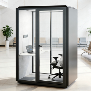 Cabine d'isolation acoustique moderne pour enregistrement vocal et musique, insonorisation STC30dB, pour hôpital, appartement, bureau, maison, studio portable - Product Image 2