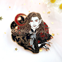 Broche en métal, badge, style japonais, dessin animé, émail doux, plaqué or, couleur personnalisée, pour Sailor Moon, Sept Perles de Dragon, souvenir en fer