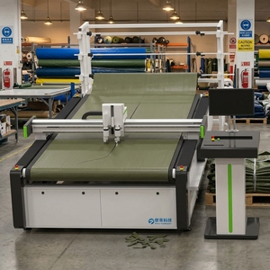 Máquina de Corte de Tela para Persianas Enrollables CNC con Cuchilla Rotatoria de Alimentación Automática para Cortinas, Lonas y Tarpas - Product Image 1