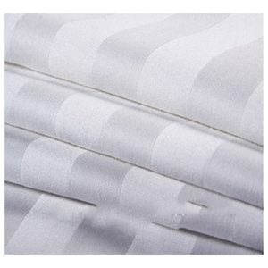 Vải Sọc Sateen Vải Bông Trắng 100% - Product Image 3