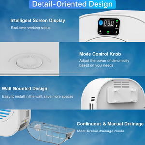 Nuevo Deshumidificador con Pantalla Digital de Humedad, Deshumidificadores Portátiles para el Hogar, Secado, Eficiencia Energética, Ultra Silencioso - Product Image 5