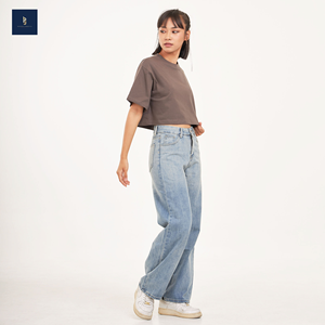 เสื้อครอปไซส์ XL สำหรับผู้หญิง, เสื้อครอปไซส์พิเศษผ้าฝ้าย100% เสื้อถักเสื้อยืดคอโอระบายอากาศได้ดีแฟชั่นใหม่2024 - Product Image 4