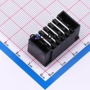 DB2ERHBM-3.81-2*5P-BK Plug-in Terminal Block Bent Lead Through Hole,P=3.81mm Board-to-Board / Socket - Closed Screw Fixing 2x5P - Product Image 2