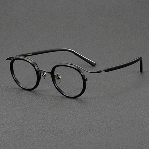 2526K Retro Vòng Khung Nhật Bản Handmade Kính Nghệ Thuật Thời Trang Cá Nhân Khung Quang Học - Product Image 3