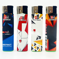 Briquet électronique Shunfa SF-E08B à prix de gros, design classique, en plastique recouvert d'autocollants, pour cigares, cadeaux d'affaires