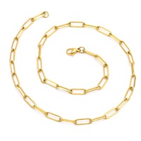 Chaîne de collier en acier inoxydable à maillons croisés longs et angulaires, idéale pour la création de bijoux DIY avec pierres précieuses naturelles – Vente en gros
