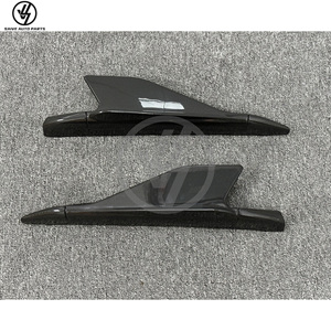 Ailerons latéraux en fibre de carbone sèche style Capristo pour Ferrari 488 GTB 2015-2018, kits de conversion de déflecteurs latéraux, accessoires et pièces automobiles - Product Image 4