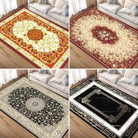Tapis de salon en velours cristal doux, lavable, antidérapant, pour la décoration de la maison, tapis de chambre, tapis de canapé