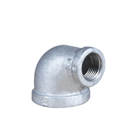 Codo Reductor de Rosca Interna y Externa SME B16.11 90, Reductor NPT de Alta Presión, Accesorios de Tubería Galvanizados en Zinc, Clase 150