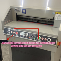 Guillotina Eléctrica para Papel G450VS+, Cortadora de Papel A3/A4 con Bloqueo Electrónico de Cuchilla, Protección de Seguridad Frontal, Recortadora de Papel de 50 mm de Grosor