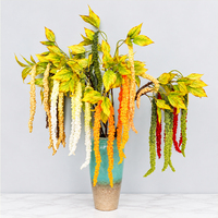 Rumput Foxtail Buatan Grosir, Bunga Amaranthus, Dekorasi Buket Pernikahan, Hiasan Natal, Tanaman Gantung, Perlengkapan Bunga