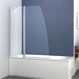 Oumeiga Pareti <span class=keywords><strong>Doccia</strong></span> Sopra Vasca Porta <span class=keywords><strong>Doccia</strong></span> in Vetro per Vasca da Bagno - Product Image 2