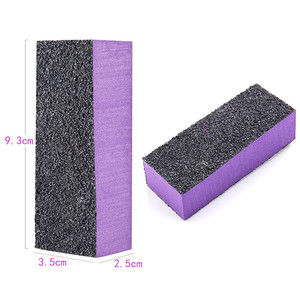 Bloc de polissage <span class=keywords><strong>à</strong></span> 3 faces en éponge pour ongles, <span class=keywords><strong>lime</strong></span> <span class=keywords><strong>à</strong></span> poncer, polisseuse, grain 100/180, outil de manucure et pédicure pour nail art - Product Image 3
