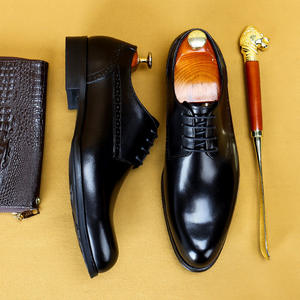 Chaussures en cuir véritable pour hommes d'affaires de haute qualité, vente en gros, style Oxford, chaussures décontractées pour hommes, chaussures habillées - Product Image 2