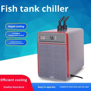 Aoling التلقائي درجة حرارة ثابتة آلة تبريد الحوض خزان أسماك المياه العذبة مروحة تبريد خزان المرجان منتجات الحيوانات الأليفة - Product Image 5