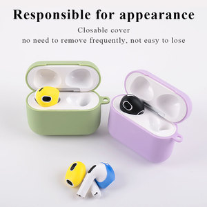 <span class=keywords><strong>1</strong></span> paire de capuchons de protection d'oreille en silicone souple couleur bonbon pour Apple <span class=keywords><strong>Airpods</strong></span> 3 <span class=keywords><strong>2021</strong></span>/3ème génération mince et résistant aux rayures - Product Image 5
