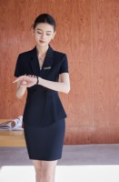Seragam Resepsi Keunggulan Layanan Wanita Setelan Bisnis Profesional Hotel Resepsionis Pakaian Kerja Perhotelan