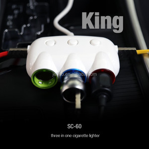 Высокое качество 5 V 3,1 <span class=keywords><strong>A</strong></span> двойной Универсальный USB 3 в 1 многофункциональное автомобильное зарядное устройство - Product Image 3
