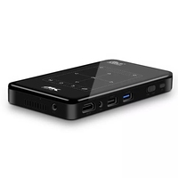 Mini projecteur DLP P09-II Android 9.0 5G WiFi 4K 3D Full HD 1080P Projecteur de poche portable pour la maison Batterie intégrée Stéréo HIFI