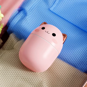 เครื่องเพิ่มความชื้นในอากาศขนาดเล็ก 250 มล. พร้อมไฟกลางคืนน่ารัก กลิ่นหอมสดชื่น ละอองเย็น สำหรับห้องนอน บ้าน รถยนต์ ต้นไม้ เครื่องฟอกอากาศสำหรับใช้ในครัวเรือน - Product Image 4