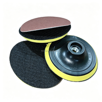Plaque de support de polissage auto-agrippante 4'' (100 mm) M14 avec adaptateur de perceuse pour meuleuse d'angle et disque de ponçage