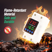 CG 2P 40A 63A 80A 100A Protecteur de courant à tension réglable Refermeture automatique Double affichage 220V