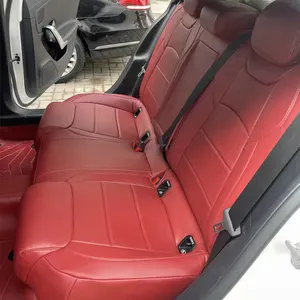 Tùy chỉnh da xe bìa cho dễ dàng làm sạch không thấm nước Benz một lớp màu đỏ cao cấp ghế Bìa đệm