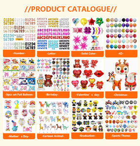 18 inç özel kalp şeklinde folyo balonlar sevgililer günü yıldönümü seni seviyorum baskı Globos balonlar parti süslemeleri - Product Image 6