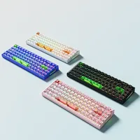 Clavier de jeu mécanique AULA F68 RX à interrupteurs magnétiques, filaire, 0001mm RT, taux de balayage 8K 256K, échangeables à chaud, 68 touches réglables pour PC