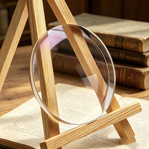 Vente en gros d'usine Zhejiang : <span class=keywords><strong>Verres</strong></span> de lunettes en résine CR39, indice de réfraction 1.499, transparents, à dessus plat, bifocaux, blancs, UC, Hard HMC, SHMC - Product Image 2