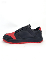 Chaussures de skate streetwear pour hommes avec imprimé graffiti abstrait, lacets, plateforme décontractée, style urbain hip-hop