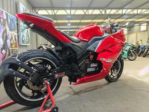 Nouveau type de moto <span class=keywords><strong>électrique</strong></span> d'<span class=keywords><strong>occasion</strong></span> populaire 72V 5000W 120Ah, moto de <span class=keywords><strong>course</strong></span>, moto de rue - Product Image 6