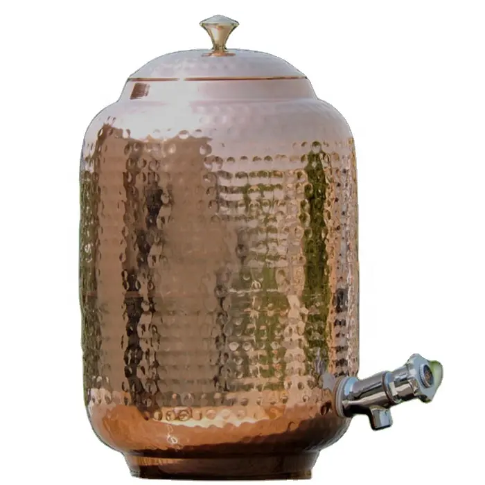 Bakır su sebili tankı su soğutucu bakır su kabı dövülmüş 5 litre 8 litre 11 litre