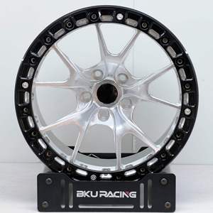Jantes Bku forgées 5x114.3 Beadlock pour <span class=keywords><strong>Ford</strong></span> <span class=keywords><strong>Mustang</strong></span> Shelby GT350 GT500 S650 S550, concaves, 17 et 18 pouces, jantes pour voitures musclées - Product Image 3