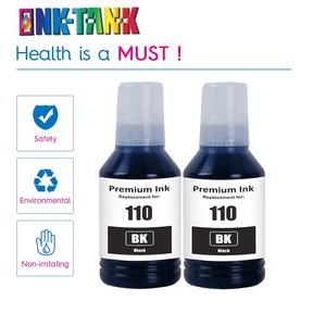 INK-TANK 110 C13T03P14A Encre de recharge en vrac de qualité supérieure, couleur noire, compatible avec les imprimantes <span class=keywords><strong>Epson</strong></span> <span class=keywords><strong>EcoTank</strong></span> <span class=keywords><strong>M1120</strong></span> M1140 - Product Image 3