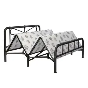 JSC-38 조립하기 쉬운 저용량 모던 디자인 표준 크기 기숙사 침대 플래시 판매 접이식 침대