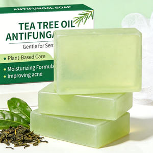 Jabón antifúngico natural de aceite de árbol de té para el control del olor corporal, limpieza profunda, antibacteriano, OEM, marca privada - Product Image 2
