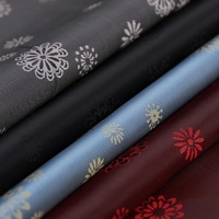 Sensation de main lisse polyester et viscose jacquard hommes tissu de doublure de costume